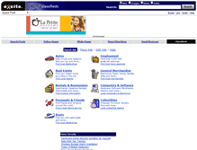 Tablet Screenshot of classifieds.excite.com