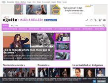 Tablet Screenshot of moda.excite.es
