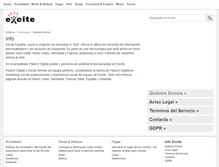 Tablet Screenshot of info.excite.es