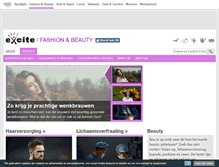 Tablet Screenshot of beauty.excite.nl
