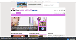 Desktop Screenshot of hommes.excite.fr