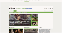 Desktop Screenshot of liebe.excite.de