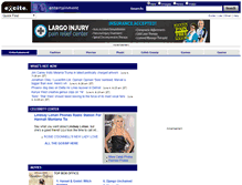Tablet Screenshot of entertainment.excite.com