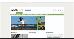 Desktop Screenshot of gezondheid.excite.nl