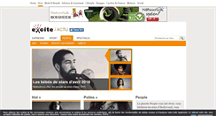 Desktop Screenshot of people.excite.fr