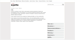 Desktop Screenshot of info.excite.de