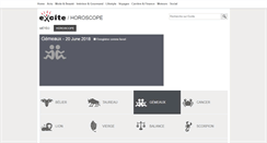 Desktop Screenshot of horoscope.excite.fr