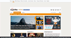 Desktop Screenshot of entertainment.excite.de