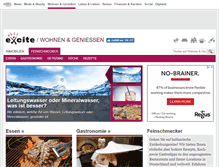 Tablet Screenshot of feinschmecker.excite.de