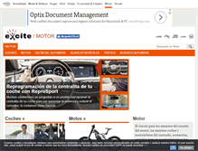 Tablet Screenshot of motor.excite.es