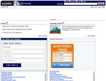 Tablet Screenshot of communicate.excite.com