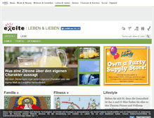 Tablet Screenshot of lifestyle.excite.de