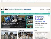 Tablet Screenshot of jobs.excite.de