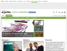 Tablet Screenshot of financien.excite.nl